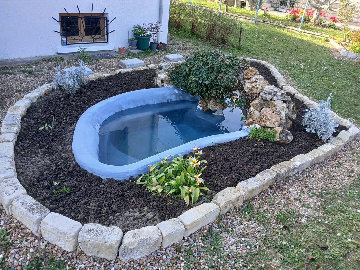 Aménagement paysager — bassin de jardin