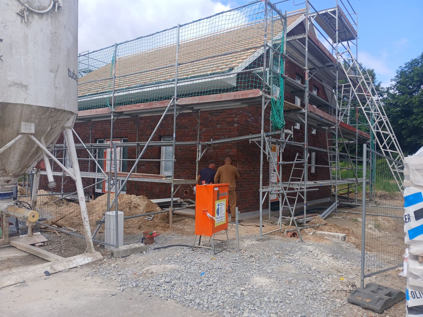 Travaux en hauteur — échafaudage