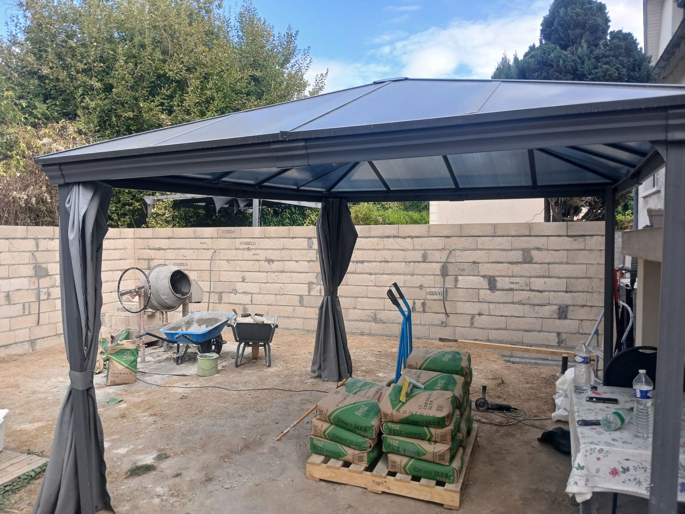 Pergola — finition