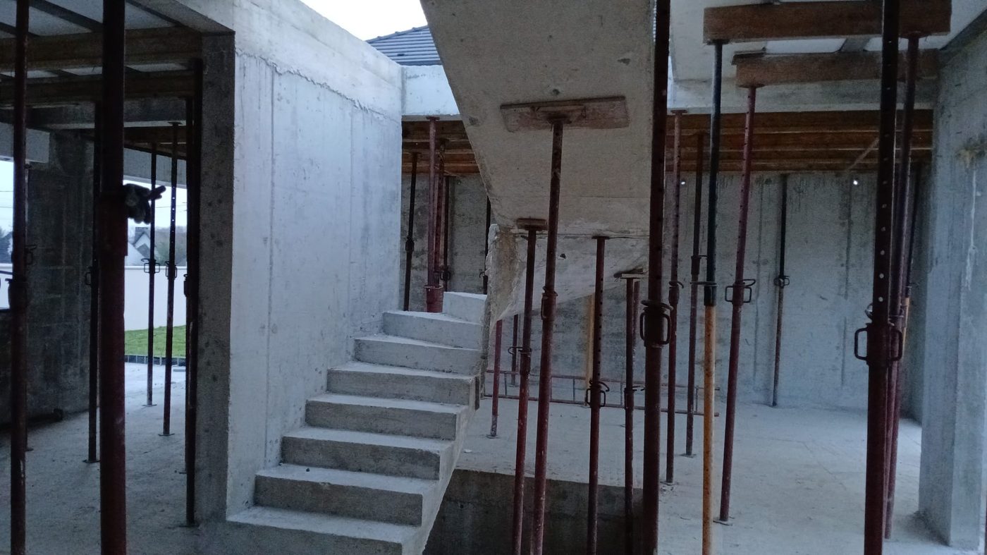 Travaux de plâtrerie et structure intérieure